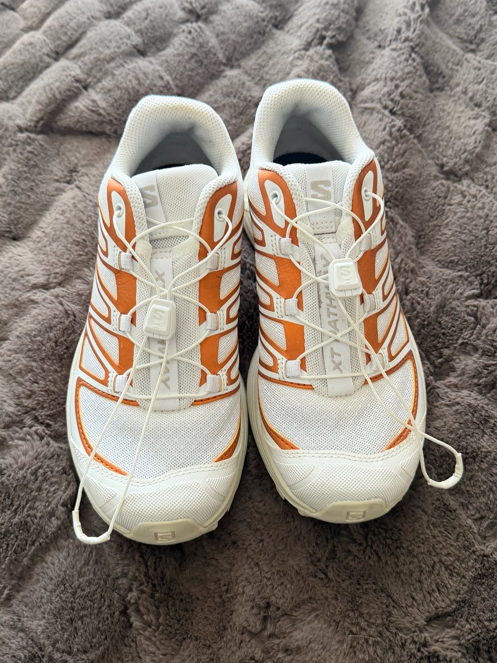 Salomon XT-Pathway Metallic White and Orange Athletic Shoes. NWOT - Picture 8 of 12